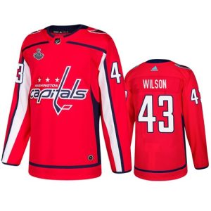Washington Capitals Trikot #43 Tom Wilson Rot 2019 Stanley Cup Final